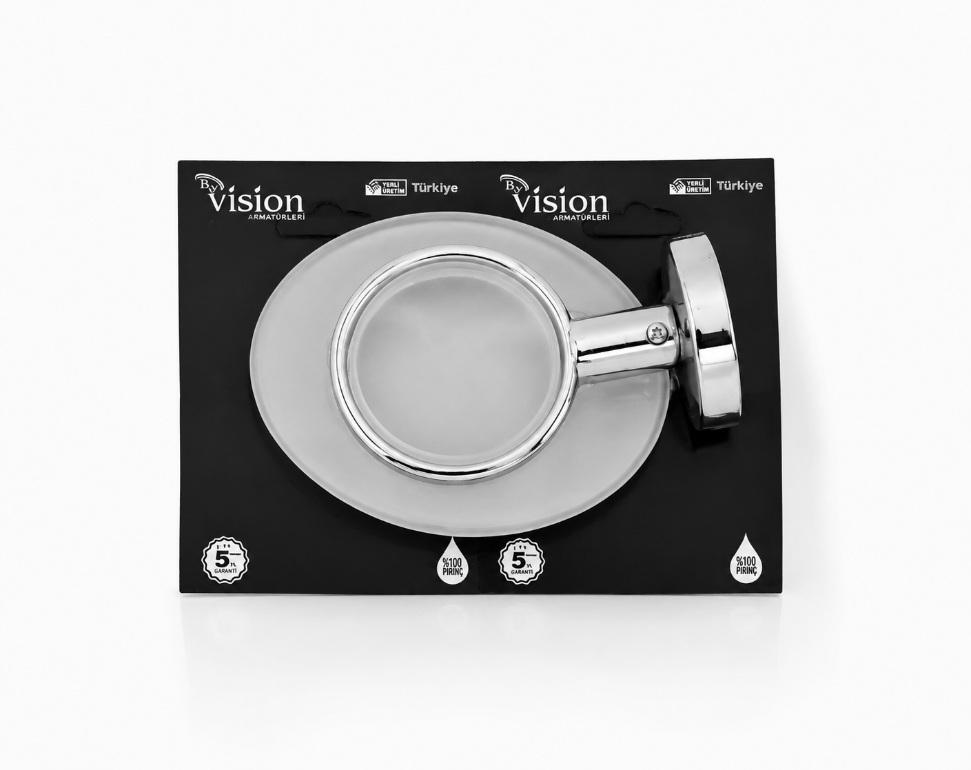 VİSİON PLASTİK CAM SABUNLUK (METAL PİM)